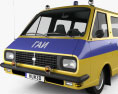 RAF 2203 Latvija Militia 1975 3d model