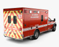 RAM LAFD Paramedic con interior 2014 Modelo 3D vista trasera