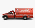 RAM LAFD Paramedic with HQ interior 2016 3d model side view
