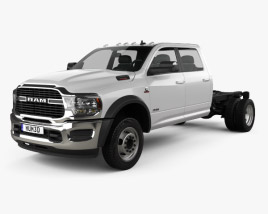 Ram 3500 Crew Cab Chassis SLT 2019 3D model