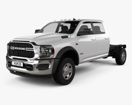 Ram 3500 Crew Cab Chassis SLT SRW 2019 3D model