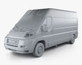 Ram ProMaster Cargo Van L3H2 2022 3d model clay render