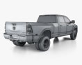 Ram 3500 Crew Cab Long Bed Dually Limited 2021 3d model