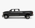 Ram 3500 Crew Cab Long Bed Dually Limited 2021 3d model side view