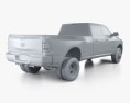 Ram 3500 Crew Cab Long Bed Dually Limited 2021 3d model