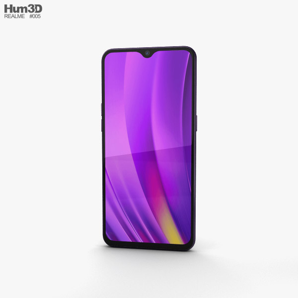 Realme 3 Pro Lightning Purple 3D model