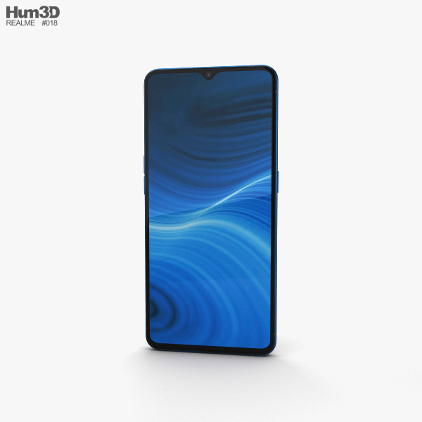 Realme X2 Pro Neptune Blue 3D model