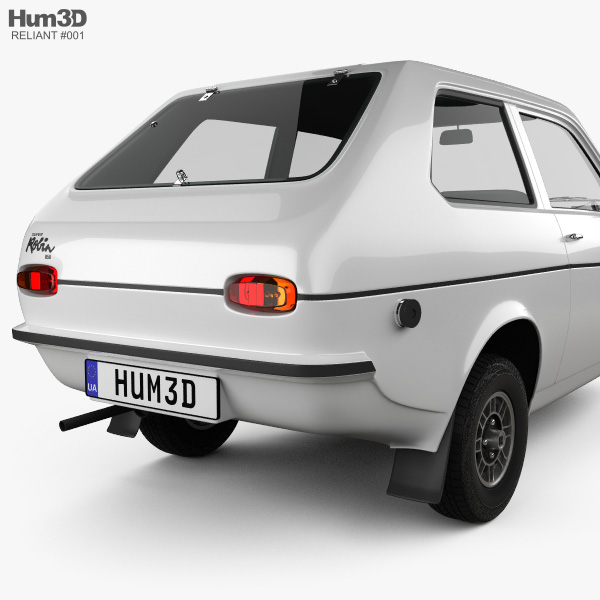 Reliant Robin 1973 3D model - Vehicles on Hum3D