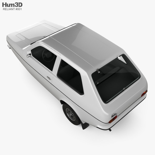 Reliant Robin 1973 3D model - Vehicles on Hum3D