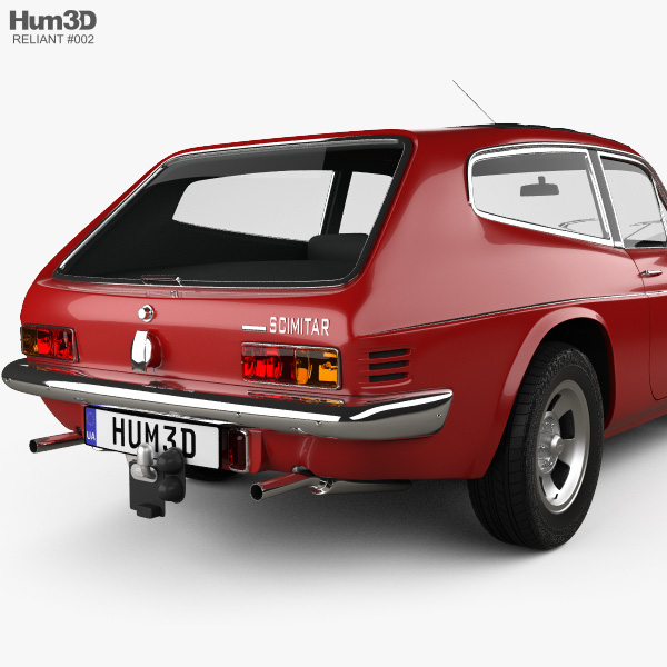 Reliant Scimitar GTE 1970 3D model - Vehicles on Hum3D