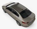 Renault Fluence 2010 3D模型 顶视图