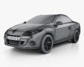 Renault Megane CC 2012 3D 모델  wire render