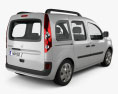 Renault Kangoo 2010 3D模型 后视图