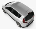 Renault Scenic 2010 3D-Modell Draufsicht