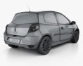 Renault Clio 3门 2010 3D模型