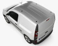 Renault Kangoo Compact 2014 Modello 3D vista dall'alto