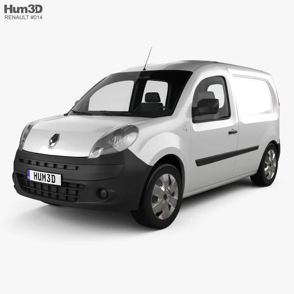 Renault Kangoo Van 1 Side Door 2014 3D model