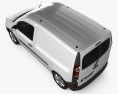 Renault Kangoo Van 1 Side Door 2014 3D模型 顶视图