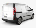 Renault Kangoo Van 2 Side Doors 2014 3D模型 后视图