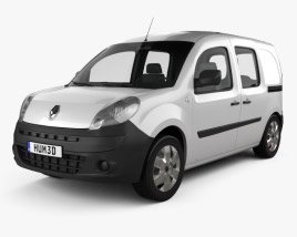 Renault Kangoo Van 2 Side Doors Glazed 2014 3D model