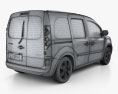 Renault Kangoo Van 2 Side Doors Glazed 2014 3D模型