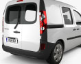 Renault Kangoo Van 2 Side Doors Glazed 2014 3D模型