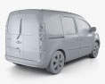 Renault Kangoo Van 2 Side Doors Glazed 2014 Modello 3D
