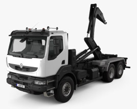 Renault Kerax Hook Loader 2013 3D model