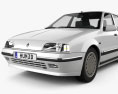 Renault 19 轿车 1988 3D模型