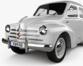 Renault 4CV sedan 1947-1961 3D-Modell