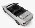 Renault 19 敞篷车 1988 3D模型 顶视图