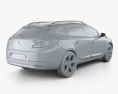 Renault Megane Estate 2013 3D 모델 
