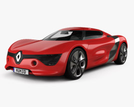 3D model of Renault DeZir 2015