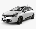 Renault Clio IV Estate 2016 3D модель