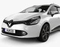 Renault Clio IV Estate 2016 3D модель