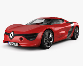 Renault DeZir with HQ interior 2015 3D model