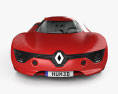 Renault DeZir con interni 2012 Modello 3D vista frontale