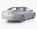 Renault Latitude mit Innenraum 2013 3D-Modell