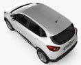 Renault Captur 2016 3D модель top view
