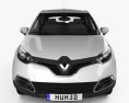 Renault Captur 2016 3D模型 正面图