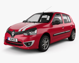 Renault Clio Mercosur Sport 5-door hatchback 2013 3D model