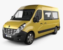 Renault Master Furgone Passeggeri 2010 Modello 3D