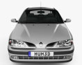 Renault Megane 5 porte hatchback 1995 Modello 3D vista frontale
