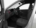 Renault Sandero GT Line with HQ interior 2015 3d model seats