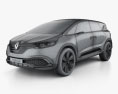 Renault Initiale Paris 2014 3d model wire render