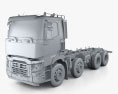 Renault C Fahrgestell LKW 2013 3D-Modell clay render