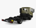 Renault D 7.5 Chassis Truck 2016 3d model back view