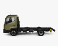 Renault D 7.5 Chassis Truck 2016 3d model side view