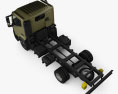Renault D 7.5 Chassis Truck 2016 3d model top view
