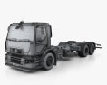 Renault D Wide Chassis Truck 2016 3d model wire render